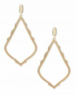 Kendra Scott Sophee Clip On Drop Earrings In Gold