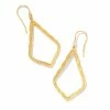 Kendra Scott Sophee Open Frame Earrings In 18k Gold Vermeil