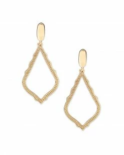 Kendra Scott Sophia Clip On Drop Earrings In Gold