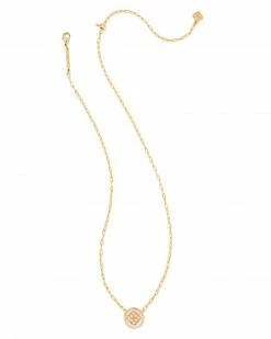 Kendra Scott Stamped Dira Gold Pendant Necklace In Ivory Mother-Of-Pearl 7 Kendra Scott Stamped Dira Gold Pendant Necklace In Ivory Mother-Of-Pearl -Demi-Fine Jewelry Shop kendra scott stamped dira pendant necklace gold ivory mother of pearl 01