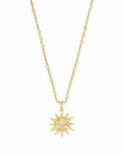 Kendra Scott Star Charm Pendant Necklace In Gold