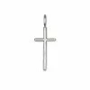 Kendra Scott Cross Charm In Sterling Silver