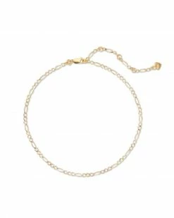 Kendra Scott Rylie Anklet In 18k Yellow Gold Vermeil