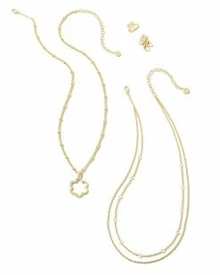 Kendra Scott Susie Convertible Multi Strand Necklace In Gold -Demi-Fine Jewelry Shop kendra scott susie multi strand necklace gold 02