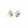 Kendra Scott Tessa Gold Stud Earrings In Dichroic Glass
