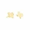 Kendra Scott Texas Stud Earrings In 18k Gold Vermeil
