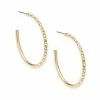 Kendra Scott Veronica Hoop Earrings In Gold