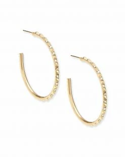 Kendra Scott Veronica Hoop Earrings In Gold