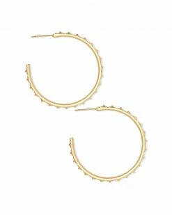 Kendra Scott Veronica Hoop Earrings In Gold -Demi-Fine Jewelry Shop kendra scott veronica earrings gold 01 lg