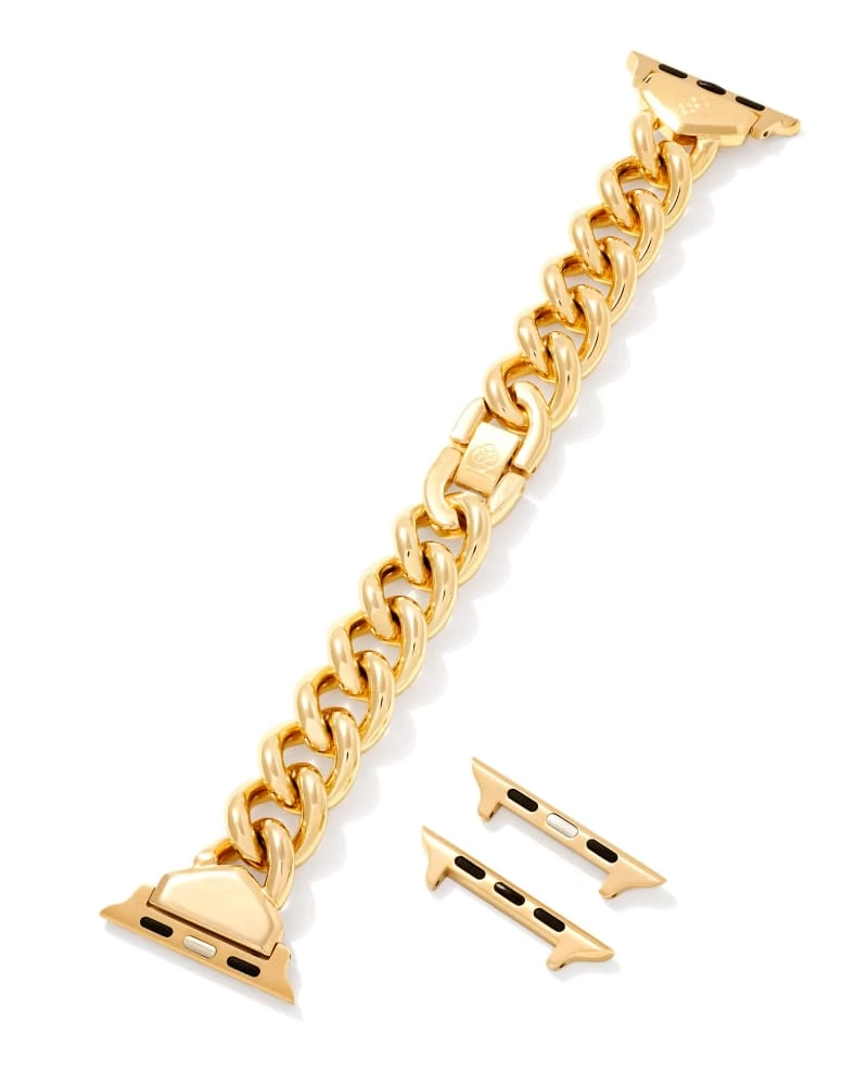 Kendra Scott Whitley Chain Watch Band In Gold Tone Stainless Steel 2 Kendra Scott Whitley Chain Watch Band In Gold Tone Stainless Steel - Image 2