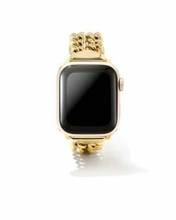 Kendra Scott Whitley Double Chain Watch Band In Gold Tone Stainless Steel