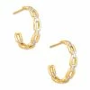 Kendra Scott Wren Hoop Earrings In Mixed Metal